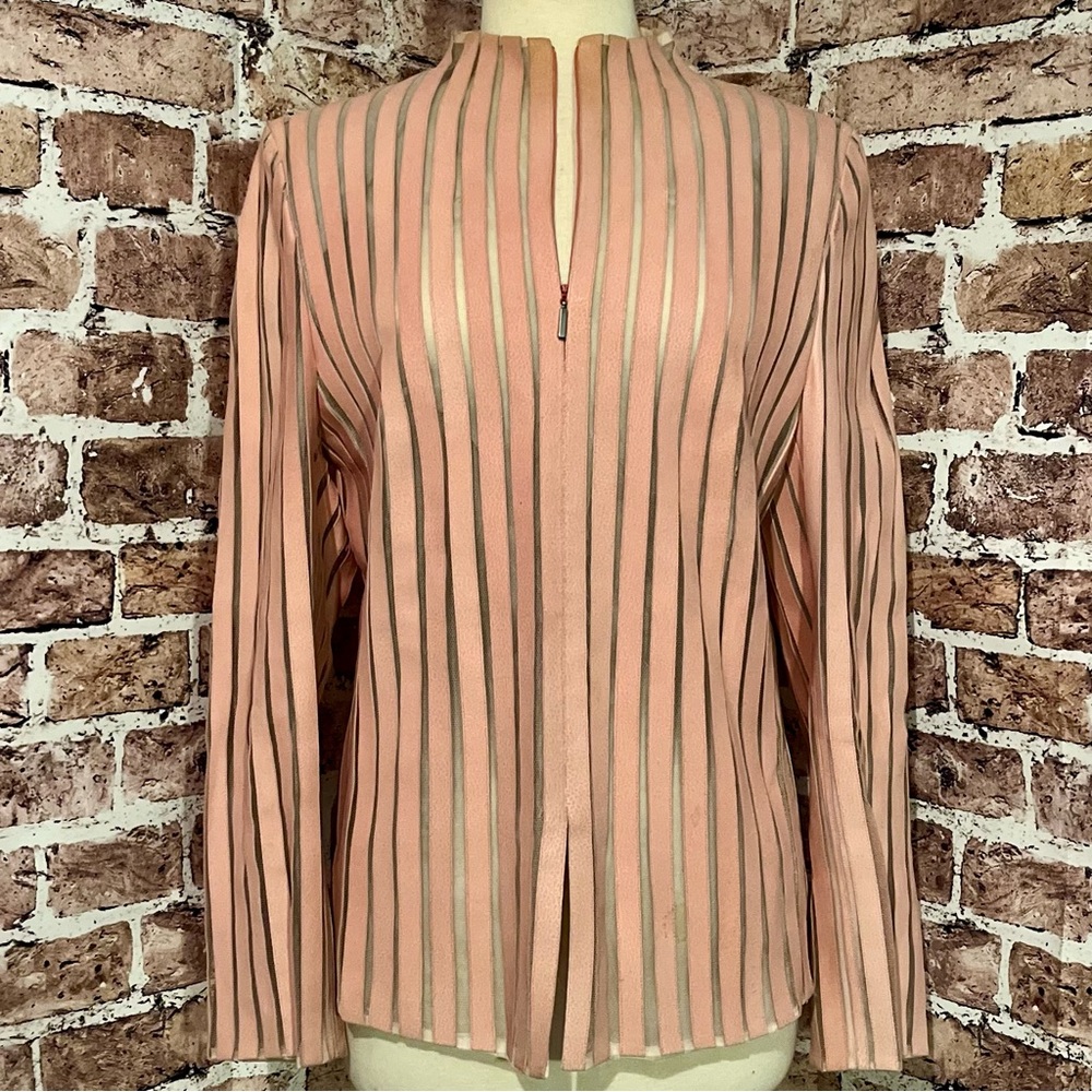 Akris 80s Vintage Leather Jacket